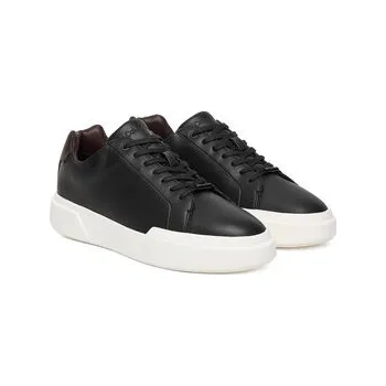 Dámské tenisky Sneakersy Calvin Klein Chunky Cupsole Laceup Clean Lth HM0HM02239 Černá 43