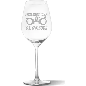 Víno Sablio Sklenička na víno Poslední den na svobodě: 49 cl