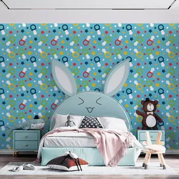 Tapeta Sablio Tapeta Dudlíky a hvězdy - 125x75 cm