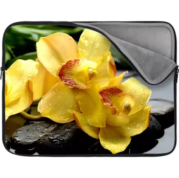 pouzdro na notebook Sablio Obal na notebook Žluté orchideje - 13"