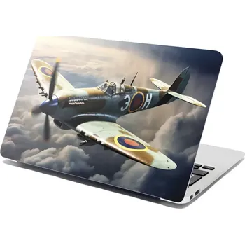 samolepka Sablio Samolepka na notebook Stíhačka Spitfire - 29x20 cm