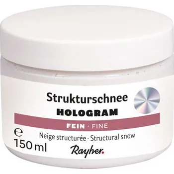 Speciální výtvarná barva Strukturovací sněhová pasta, holografická, 150 ml