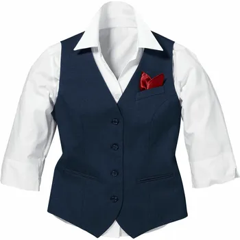 Pánská vesta VESTA PRO KUCHAŘE ČÍŠNÍKA KUCHAŘSKÁ BEZRUKÁVNÍK TMAVĚ MODRÁ 46