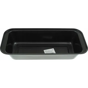 Plech na pečení Černý obdélníkový plech na pečení a zapékání 27,5x15x6 cm BLS-123