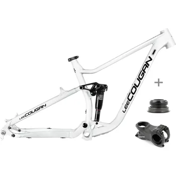 Jízdní kolo Celoodpružené MTB 29" Lee Cougan Quest Shimano Deore 1x11, velikost M – 17,5" (44 cm), broušený hliník matný