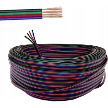 elektrický kabel Plochý instalační kabel Rosfix 4 x 0,35