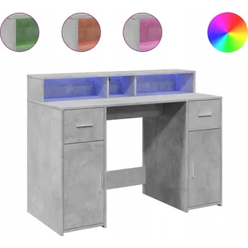 Psací stůl Psací stůl VidaXL 120 x 55 x 91 cm, světle betonový