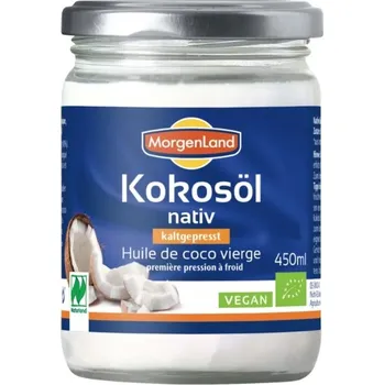 Rostlinný olej Morgenland Kokosový olej 450 ml bio BIO VEGAN BEZLEPEK Množství: 1 ks