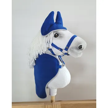Hobby horsing Sada pro Hobby Horse A4: deka + chrániče uší - modrá chrpa Super Hobby Horse