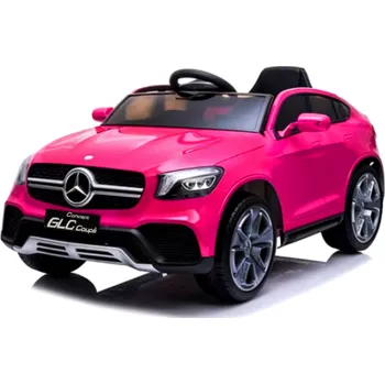 Dětské elektrovozidlo Mercedes GLC COUPE Concept 4x4 RŮŽOVÝ EVA KŮŽE Licence Lithium-iontová baterie