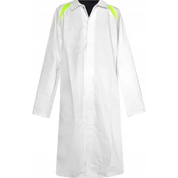 Kuchyňská zástěra PRACOVNÍ ZÁSTĚRA KUCHAŘSKÁ HALENA DO ŘEZNICTVÍ MALÍŘSKÁ KUCHYŇSKÁ BÍLÁ 132 CM L