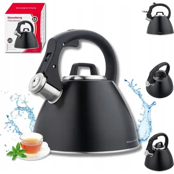 Varná konvice Klausberg tradiční ocelová Konvice 2,5 l, černá