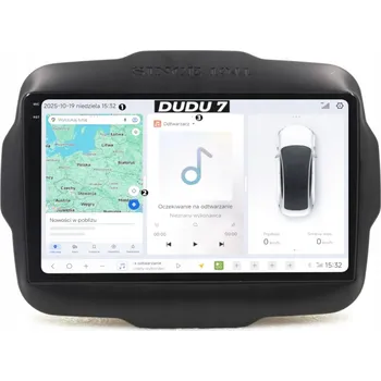 Autorádio DUDUAUTO AUTORÁDIO S NAVIGACÍ JEEP RENEGADE 2014+ ANDROID DUDU7 2K QLED 6/64GB