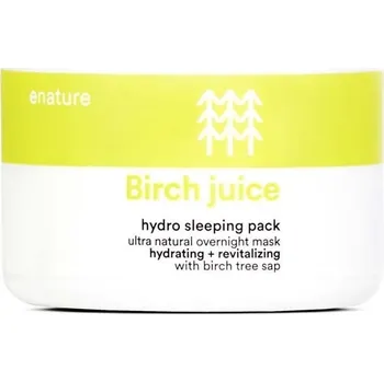 Pleťová maska E Nature - Birch juice hydro sleeping pack Hydratační masky 70 ml unisex