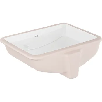 Umyvadlo Kludi Resa umyvadlo 46.5x31 cm obdélníkový pod pult bílá 59W0543