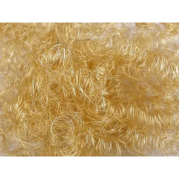 Vánoční dekorace Andělské vlasy k výrobě andílků jemné 25 g, barva 2 zlatá