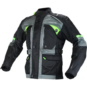 Pánská softshellová bunda Cappa Racing Bunda moto pánská FIORANO textilní černá / zelená M Velikost: M Cappa Racing