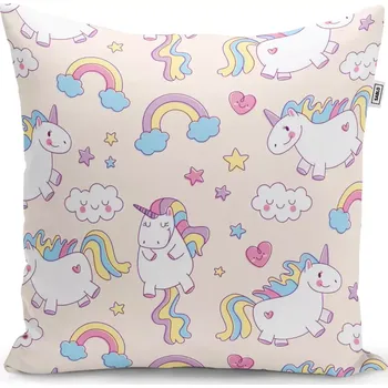 Polštář Sablio Polštář Jednorožci - 50x50 cm