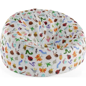 Sedací pytel Sablio Sedací vak Cocoon Hmyz - 75 x 45 x 35 cm