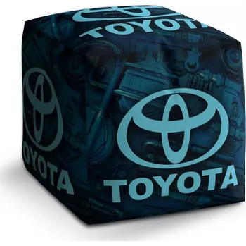 Taburet Sablio Taburet Cube Logo Toyota Motor: 40x40x40 cm
