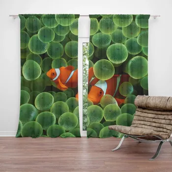 Závěs Sablio Závěs Klaun očkatý: 2ks 140x250cm