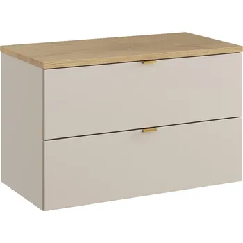 Koupelnový nábytek Sada skříňka Comad Dalia Cashmere DALIA CASHMERE 82-80-46-2S, deska na skříňku Comad Nordic Cremona CREMONA 89-80-46 M