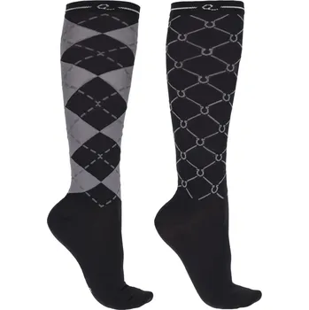 Klasické podkolenky (2 páry), černá, 39 - 42