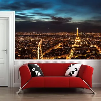 Tapeta Sablio Tapeta Noční Paříž - 125x75 cm