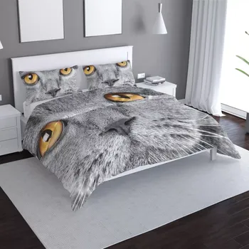 Povlečení Sablio Povlečení Kočičí pohled - 140x220 / 90x70