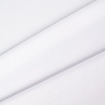 Funkční látka na sportovní dresy bílá