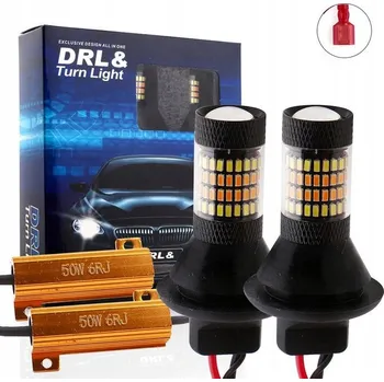 Denní svícení PY21W - 2v1 DENNÍ SVÍCENÍ + SMĚROVÁ SVĚTLA PY21W LED