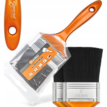 Vrták 2x PLOCHÝ MALÍŘSKÝ ŠTĚTEC 75 mm na Laky, Barvy, Nábytek a Dřevo Z1-P