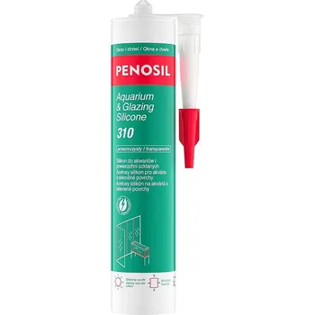 Tmel Silikon pro akvária a skleněné povrchy PENOSIL 310, transparentní, 280ml
