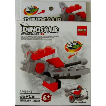 ostatní stavebnice SADA KOSTEK PRO SKLÁDÁNÍ A TVOŘENÍ PRO DĚTI DINOSAURUS STAVEBNICE PTEROSAURUS