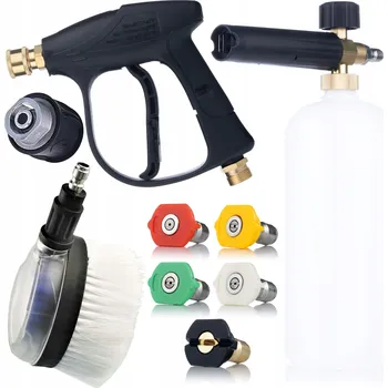 Příslušenství pro vysokotlaký čistič SADA PRO TLAKOVOU MYČKU KARCHER PISTOLE M22 QC TRYSKY ADAPTÉR KARTÁČ PĚNOVAČ