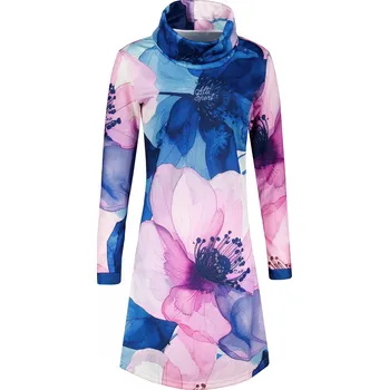 Dámská mikina Dámská prodloužená mikina premium ALTISPORT VOJ/ALW117MI06 MODRÁ-RŮŽOVÁ XL