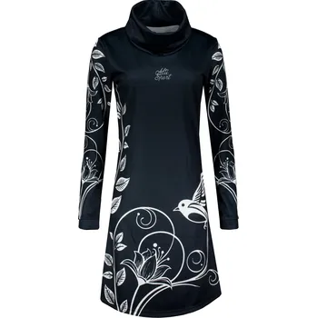 Dámská mikina Dámská prodloužená mikina premium ALTISPORT VOJ/ALW0106MI06 ČERNÁ L