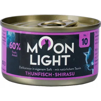 Krmivo pro kočku Vlhké krmivo pro kočky Moonlight Dinner tuňák a shirasu 80 g bez obilovin