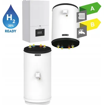 Kotel De Dietrich plynový kotel MCR4 19T se zásobníkem TUV 100 l a regulací mazivo