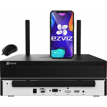 IP kamera WiFi rekordér X5S-8W pro kamery EZVIZ do 5 Mpx, aplikace, nepřetržitý náhled