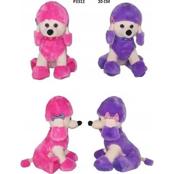 plyšák Plyšová Hračka Pejsek Pudl 2 barvy - 20 cm