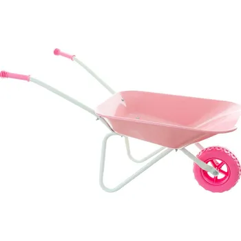 Hračka na písek Kolečko Yupee růžové 78x40x32cm dětská kovová kolečka na písek | 406886