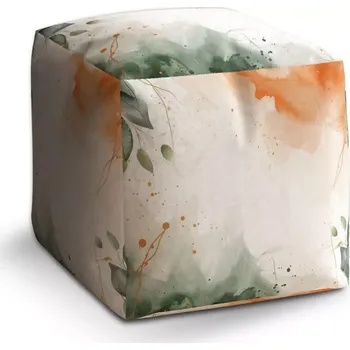 Taburet Sablio Taburet Cube Lesní mlha: 40x40x40 cm