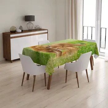 ubrus Sablio Ubrus Lev a lvice - 90x90 cm