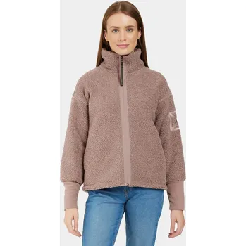 Dámská mikina Mikina Didriksons MELLA 505446 hnědá 84X, vel. 38