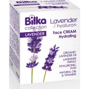 Pleťový krém Hydratační krém na obličej Bilka Lavender hyaluron den a noc 40 ml