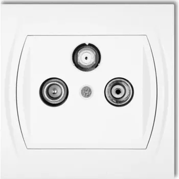 Elektrická zásuvka LOGO Anténní zásuvka RTV-SAT koncová 1,5dB bílá