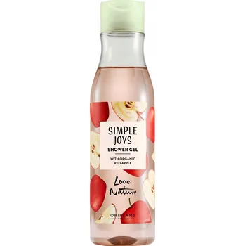 Koupelová kosmetika Oriflame Sprchový gel Simple Joys Love Nature s organickým jablkem