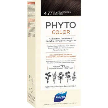 Barva na vlasy Barva na vlasy Phyto Color 4.77 Intenzivní kaštanově hnědá 112 ml
