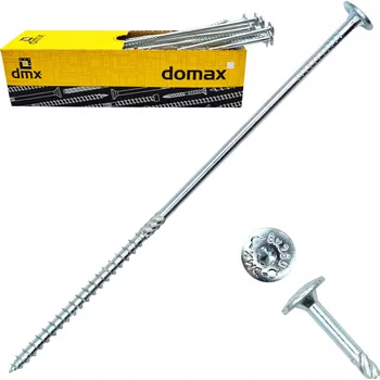 Vrut Vruty do dřeva tesařské 5x70 mm 200 ks s talířovou hlavou ZNG Domax